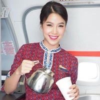 Kenalan dengan Gibby Pimchanok Jitchoo, Miss Thailand 2014 yang berprofesi sebagai pramugari. Foto: Instagram @gibby_p