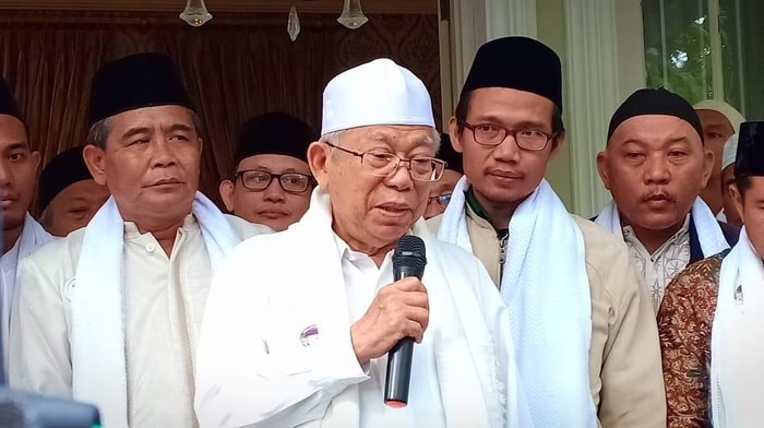 Parpol Koalisinya Unggul di Survei, Maruf Amin: Alhamdulillah
