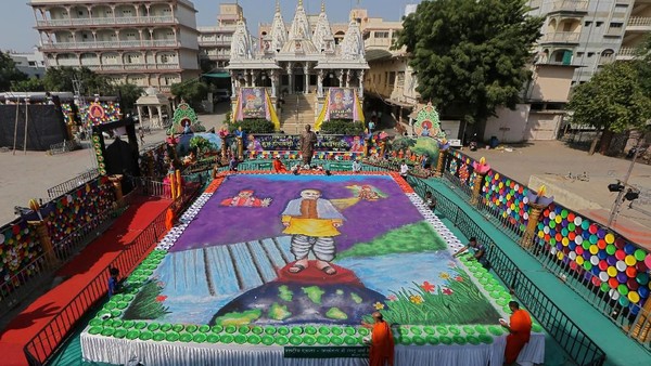 Antusiasme Warga India Menyambut Perayaan Diwali