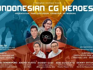 Yuk Belajar dari Animator dan CG Artist Dunia di Indonesian CG Heroes