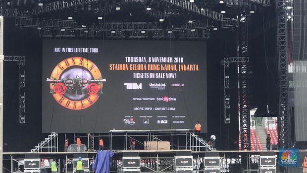 Reuni dan Rindu yang Terbayar di Konser Guns N Roses Jakarta