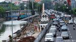 Pembangunan Turap Sungai Ciliwung Dikebut Siang Malam