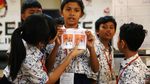 Antusiasme Siswa SD Saat Simulasi Mencoblos