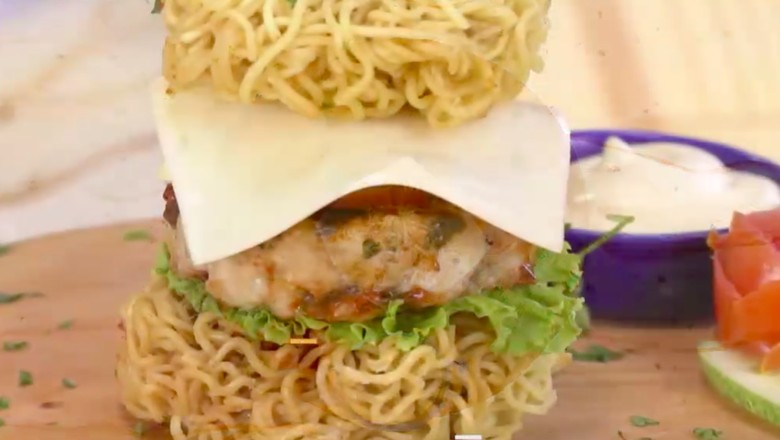 Resep Burger Mi/Foto: Semua Bisa Masak TransTV Resep Burger Mi/Foto: Semua Bisa Masak TransTV