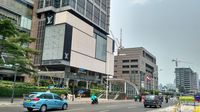 Suasana Trotoar MRT Jakarta