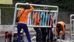 Pembatas Jalan Dibangun di Jalan HOS Cokroaminoto