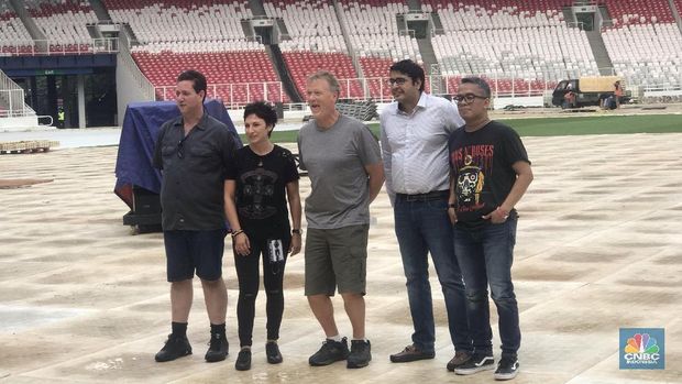 Begini Persiapan Konser Guns N' Roses di Senayan 