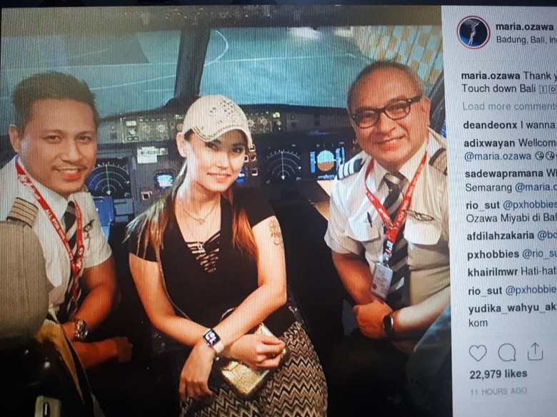Foto: Repro Instagram Maria Ozawa Foto: Repro Instagram Maria Ozawa
