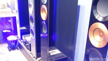 Seperti speaker portable Muo, speaker LS50 Wireless, dan rangkaian lini Porsche Design.  (Foto: detikINET/Josina)