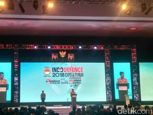 JK Buka Pameran Industri Pertahanan di Kemayoran