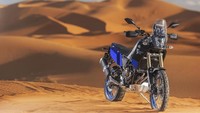 Yamaha mengklaim motor ini cocok untuk penggunaan di dua alam (aspal maupun offroad). Tangki bahan bakar sebesar 16 liter membuat motor bisa menempuh jarak lebih dari 346 km. Foto: Dok. Yamaha