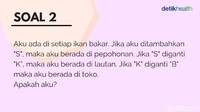 Bukan angka atau matematika sih, tapi mari kita uji pembendaharaan katamu! Bisa jawab yang satu ini? (Foto: detikHealth) 
