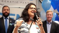 Tlaib yang merupakan anak imigran Palestina ini tidak menghadapi perlawanan yang berarti dari kandidat Republik yang menjadi lawannya dalam Pemilu sela ini. Rebecca Cook/Reuters.
