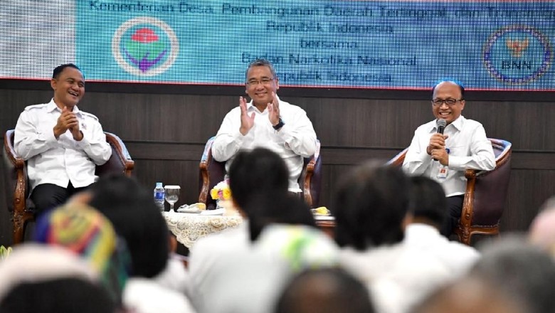 Bareng BNN, Kemendes Cegah Narkoba Masuk Pedesaan Bareng BNN, Kemendes Cegah Narkoba Masuk Pedesaan
