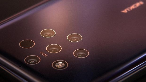 Nokia 9 siap membawa 5 kamera belakang.
