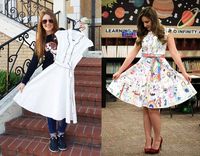 Pakai Gaun yang Dicorat-coret Murid, Guru Cantik Ini Terlihat Memukau