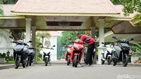Motor yang dipastikan akan meluncur tahun 2019 adalah motor listrik Gesits. PT Gesits Technologies Indo (GTI) memastikan Gesits meluncur awal 2019. Foto: Andhika Prasetia