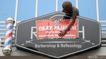 Reklame Barbershop Hingga Coffeshop Ditertibkan Satpol PP