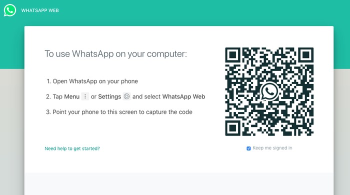 Whatsapp web id