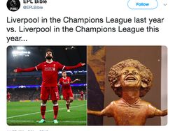Digasak Red Star, Liverpool dan Salah Jadi Bahan Meme