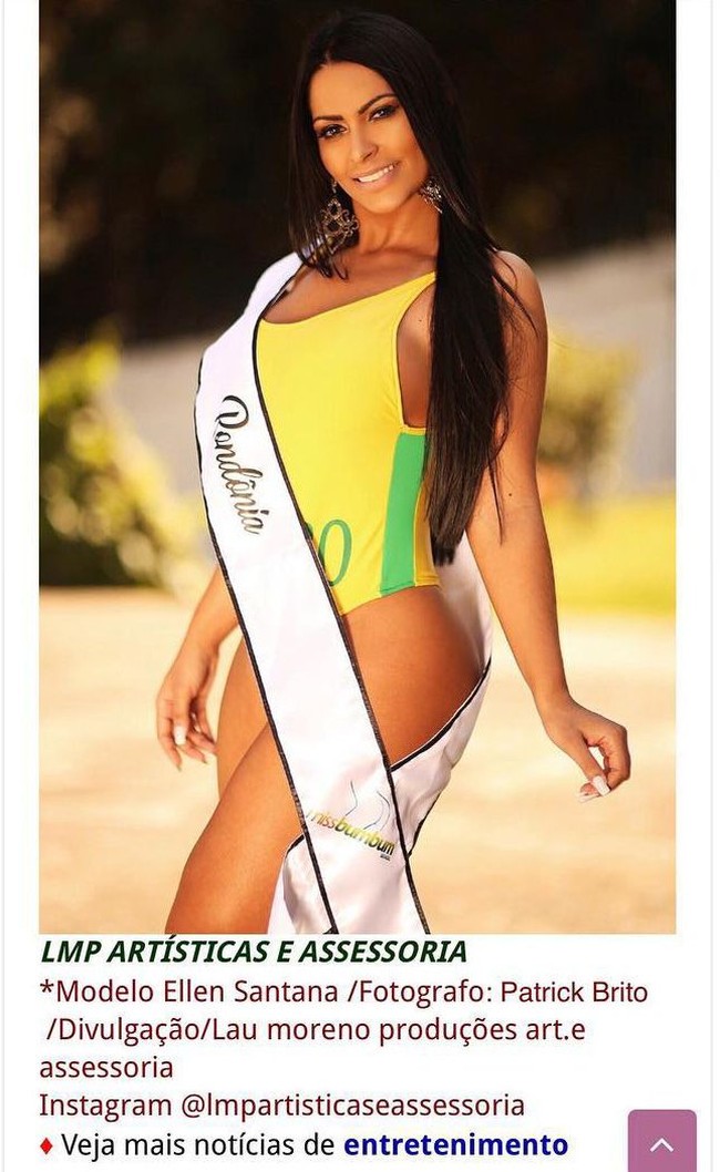 Inilah Ellen Santana, wanita yang menjadi juara Miss BumBum 2018, kontes adu bokong terseksi dan terindah yang digelar setiap tahun di Brazil. Foto: Instagram @ellensantanaoriginal