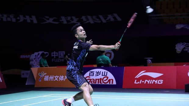 Kalahkan Chen Long, Anthony ke Semifinal Singapura Terbuka