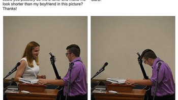 Netizen ingin tingginya lebih pedek dari sang pacar. Foto: James Fridman