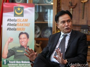 Tonton Blak blakan Yusril Ihza,  Dulu Prabowo Kini Jokowi 