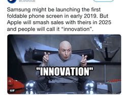 Ponsel Layar Lipat Samsung Hadir, Apple Kena Sindir