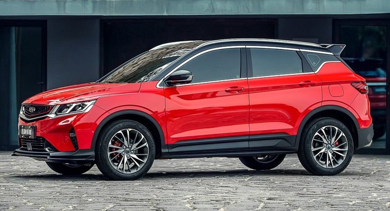 Geely Bin Yue. Foto: Carscoops Geely Bin Yue. Foto: Carscoops
