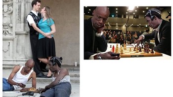 Netizen minta orang yang main catur dihilangkan. Foto: James Fridman