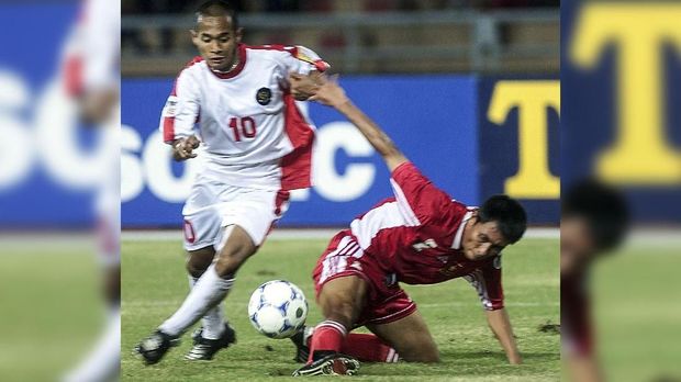 Kurniawan Dwi Yulianto pernah menjadi striker andalan Timnas Indonesia. (