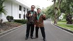 Bertemu Eko Yuli, Jokowi Semringah Banget