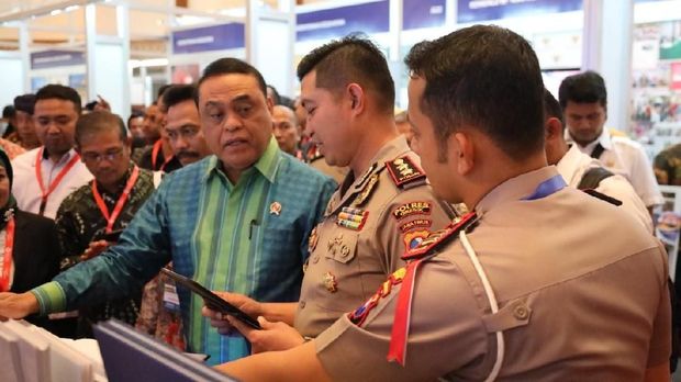 Inovasi Care dan CPS Polres Gresik Dipamerkan dalam IPSF 2018