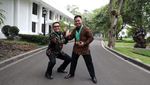 Bertemu Eko Yuli, Jokowi Semringah Banget