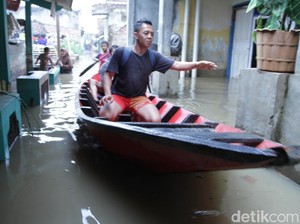 Banjir Masih Menggenangi Tiga Kecamatan di Kabupaten Bandung