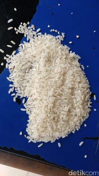 Beras Medium berwarna Lebih Gelap