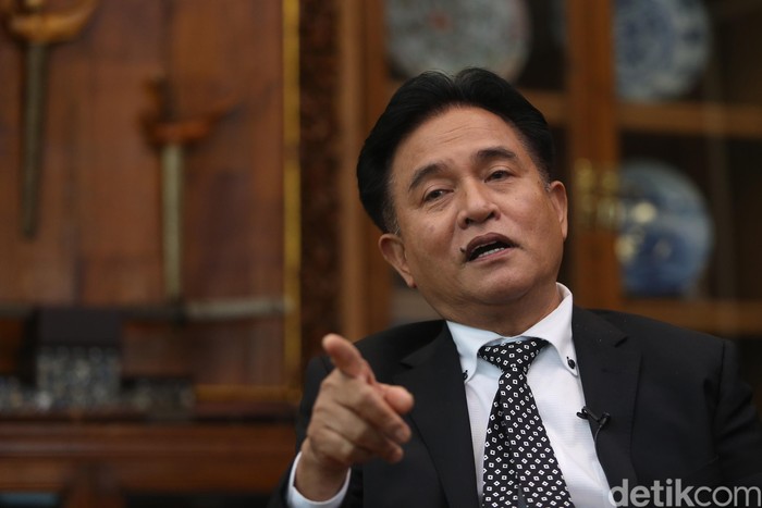 Yusril Ihza Mahendra saat Blak-blakan bersama detikcom.