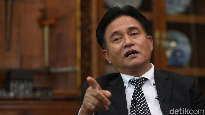 Yusril Ihza Mahendra saat Blak-blakan bersama detikcom.