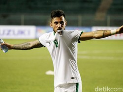 Stefano Lilipaly salah satu yang terpinggirkan di era Shin Tae-yong. Kapten Borneo FC itu sebelumnya dinilai tidak punya fisik yang oke untuk menghadapai lawa yang kuat. (Foto: Rachman Haryanto/detikcom)