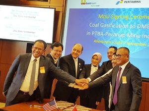 Pertamina dan PTBA Gandeng Perusahaan AS Kembangkan Gas Batu Bara