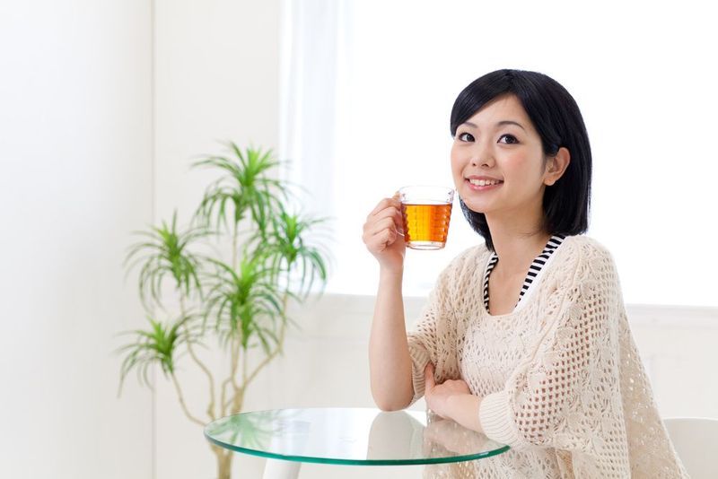minum teh