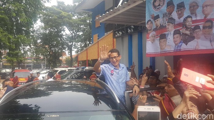 Sandi Minta Relawan Gaet 10 Warga Tiap Hari untuk Pilih Prabowo