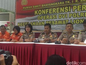 6 Korban Lion Air Kembali Teridentifikasi, Salah Satunya Bayi