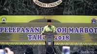 Anies meminta para marbut tidak hanya beribadah, tapi juga mempelajari pengelolaan masjid di Arab Saudi.