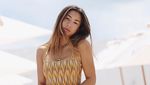 Aksi Jennifer Bachdim di Backstage Model Victorias Secret