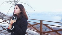 Saat liburan ke Jepang, Nahmfan berkunjung ke Hokkaido. (nahm.fah/Instagram)