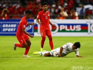 Hasil Piala AFF 2018: Singapura Vs Indonesia 1-0
