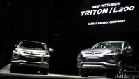 Mitsubishi New Triton pertama kali diperkenalkan di dunia hari ini Jumat (9/11/2018) di Bangkok, Thailand. Foto: M Luthfi Andhika