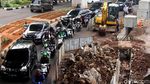 Imbas Proyek Trotoar, Mayestik Jadi Biang Macet